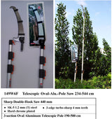 149W6F Professional Long Reach Tree Saw, Telescopic 18 FT, Aluminium, High Branch Pull Saw, Taiwan