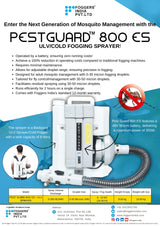 PestGaurd 800 ES - ULV Sprayer, Battery Operated Cold Fogger For Mosquito Control