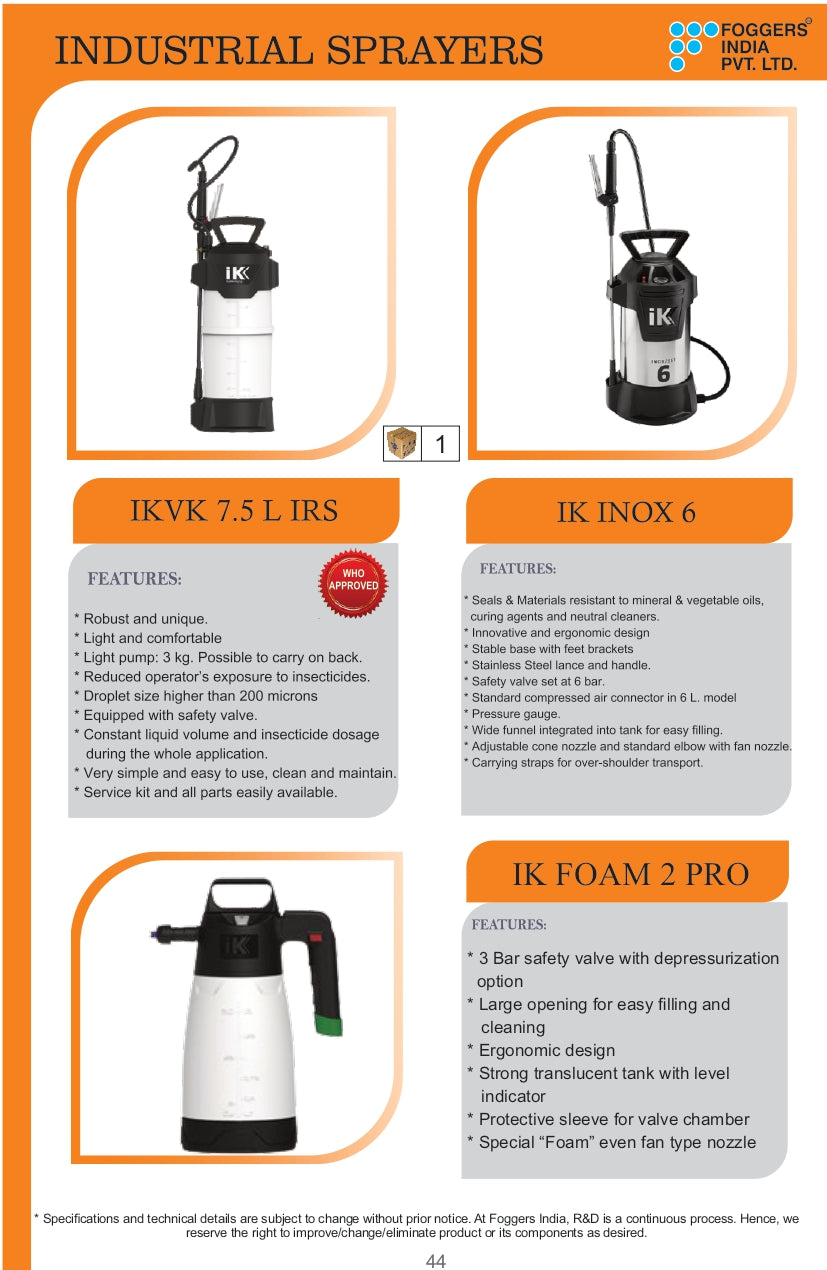 IK Foam 2 Pro, Manual 2 L Foam Sprayer For Car Wash