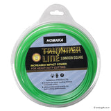 Homika Trimmer Line 50 Mtr, 3MM, Square, Green For Brush Cutter