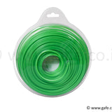 Homika Trimmer Line 50 Mtr, 3MM, Square, Green For Brush Cutter