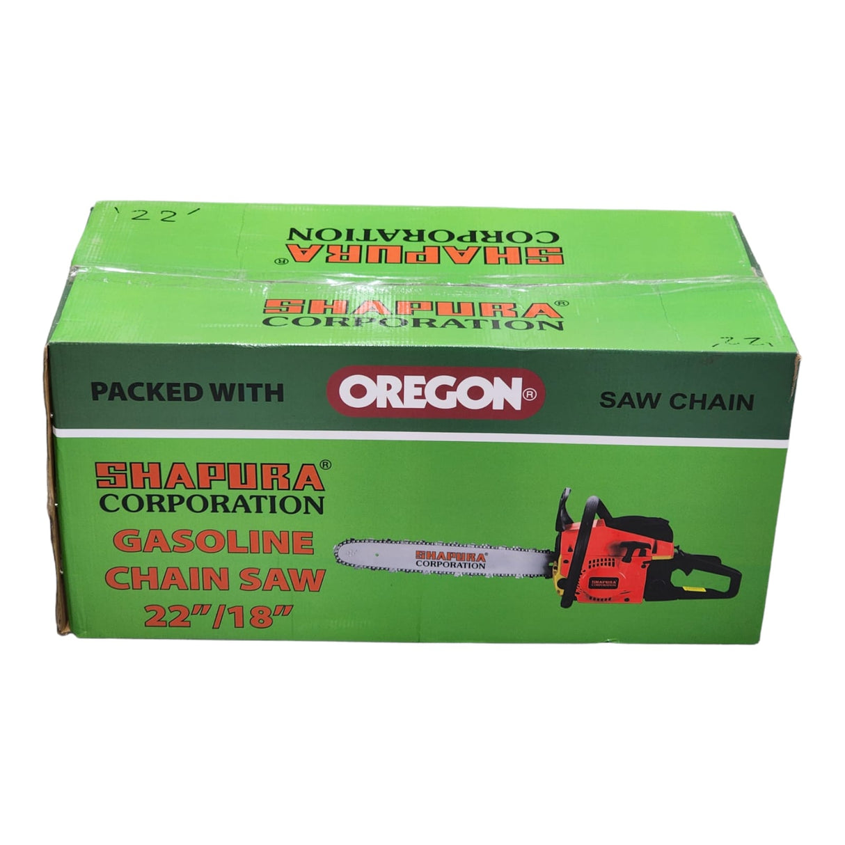 Shapura Petrol Chainsaw 18", WIth OREGON Chain  For Cutting Branch For Commercial Use